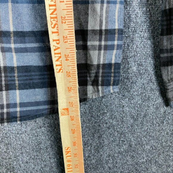 O'Neill Flannel Shirt Men's Medium Standard Fit Plaid 100% Cotton Adults M - Picture 4 of 9